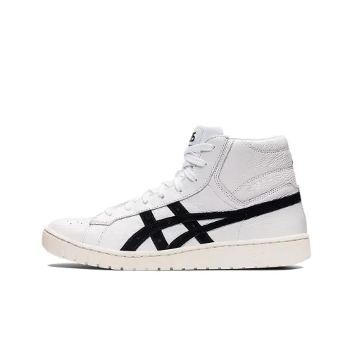 ASICS Gel Ptg MT Устойчивые к истиранию Высокие Кроссовки для скейтбординга Унисекс Белый Черный