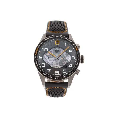 TAG HEUER Автоматический Механический Механизм Мужские Часы Carrera Collection 43 мм Черные