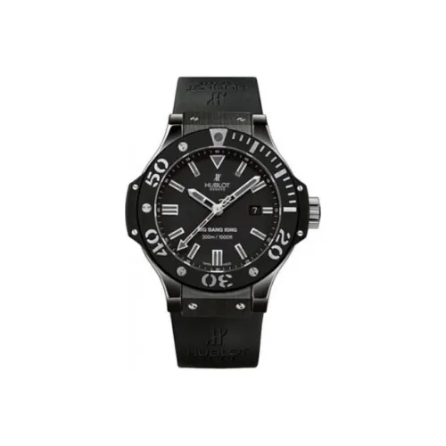 HUBLOT Автоматический Механический Часы Мужские Циферблат 48 мм Черный Титановый Циферблат Серamik Корпус Часов Титановый Ремешок