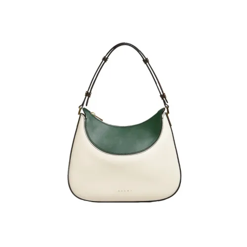 MARNI Гладкая Телячья Кожа Хобо Сумка Сумка Сумка через плечо Маленькая Женская