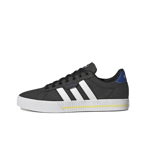Adidas Neo Daily 3,0 Slip-resistant Abrasion-resistant Low Top Skateboard Shoes Men's Black White