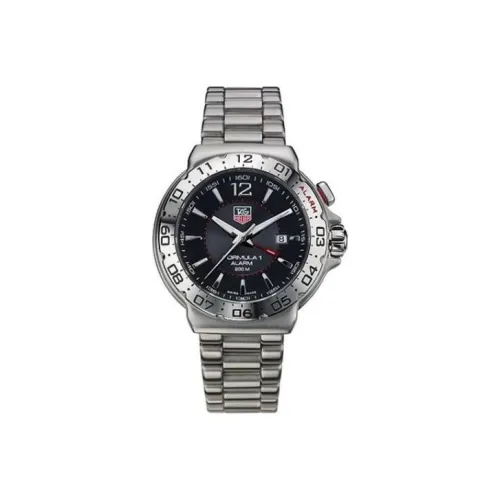 TAG HEUER F1 Collection Кварцевый механизм Мужские часы Циферблат 41 мм Черный корпус Нержавеющая сталь Ремешок