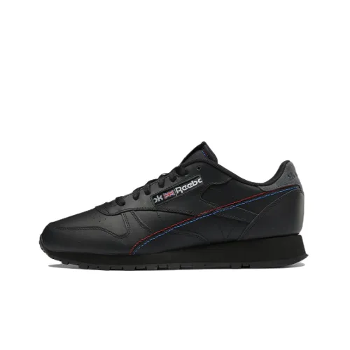 REEBOK Classic Leather Low Топ Беговые кроссовки Унисекс Черный