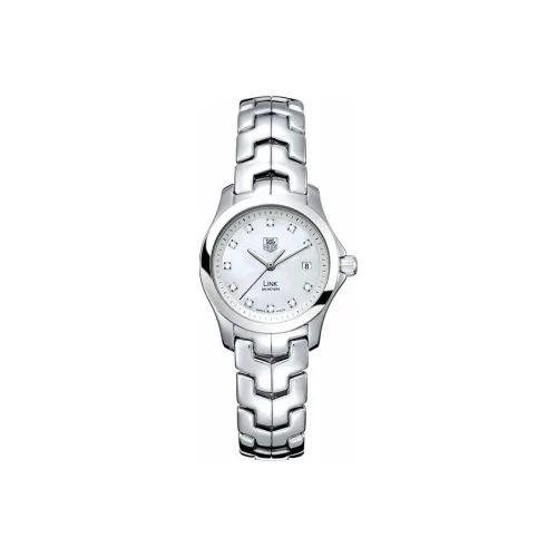 TAG HEUER Lincoln Series Кварцевый механизм Женские часы 27 мм Серебристый циферблат