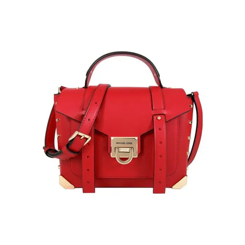 MICHAEL KORS Manhattan Кожа Курьерская Сумка Сумка через плечо Сумка для женщин Красный