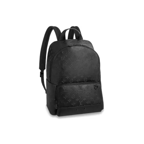 LOUIS VUITTON Racer Телячья кожа Рюкзак Стандартный Мужской Черный
