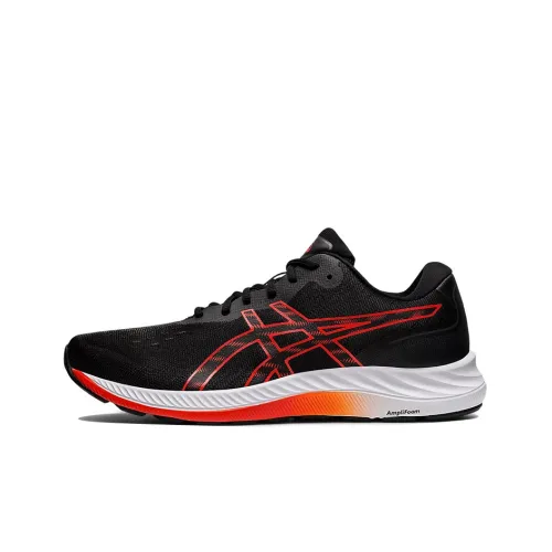 Asics Гель Excite 9 Low Топ Беговые кроссовки Мужские Черные Красные