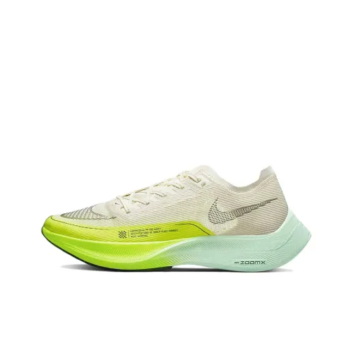nike ZoomX Vaporfly Next% 2 Low Топ Марафон Длинный Бег на дистанции Гонки Беговые кроссовки Мужской Зеленый