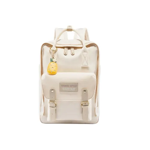 Sound For Life Нейлон Ноутбук Сумка Дорожный Рюкзак Рюкзак Сумка Рюкзак Стандартный Женский Экрю Светло-Зеленый