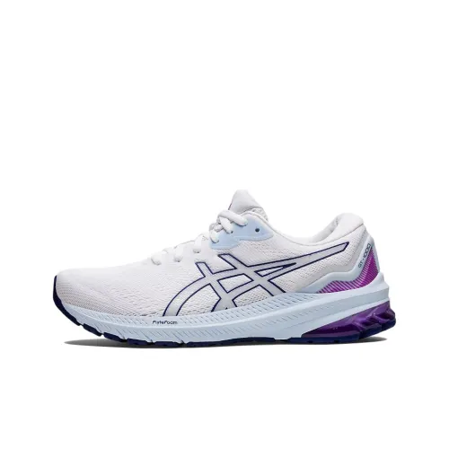 Asics GT 1000 11 Low Топ Беговые кроссовки Женские Белый Синий