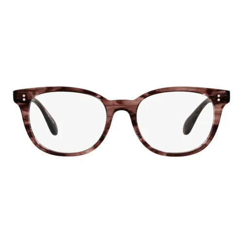 Очки Oliver Peoples с диоптриями красного цвета унисекс