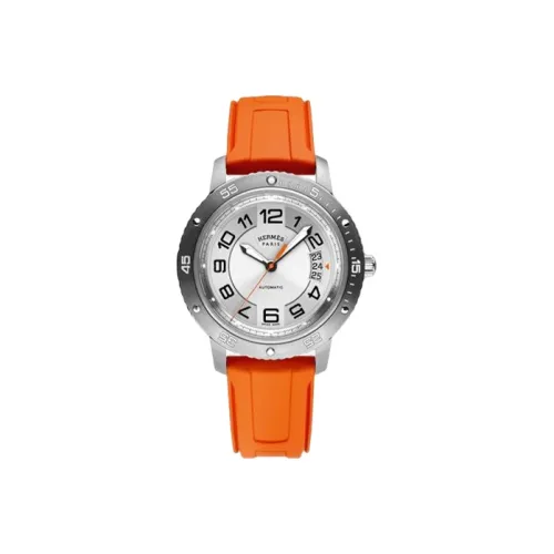 HERMES Автоматический Механический Механизм Мужские Часы 41 мм Белый
