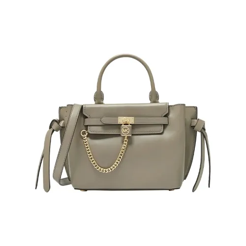 MICHAEL KORS Hamilton Legacy Коровья кожа Плечевая сумка Сумка Маленькая Женская Светло-армейский зеленый