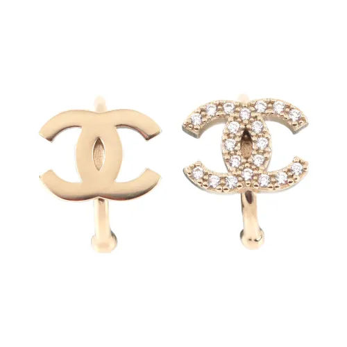 CHANEL 22c Early Spring Металл Стразы Нижняя заколка On Серьги Женские