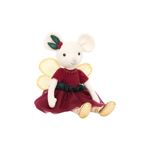 JELLYCAT Forest Animal Collection Sugar Сливовый Фея Мышка Куклы Плюшевая кукла 34 см 25 см Высота