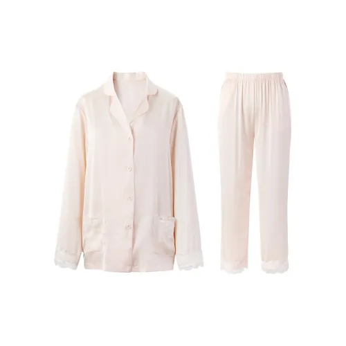 FREELASS Пижамный комплект Летний Женский Светлый Шампанский