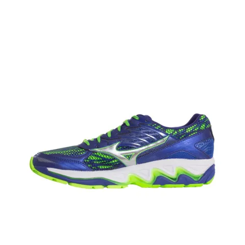Mizuno Paradox 3 Low Беговые кроссовки Мужские Синие Зеленые