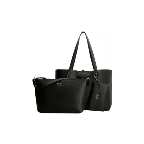 GUESS ПУ (полиуретан) Комбо Сумка Плечевая Сумка Сумка Обычная Женская Черная