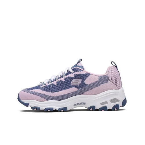 Skechers D'LITES Series Skech KNIT Low Топ Повседневная обувь Женская Розовая