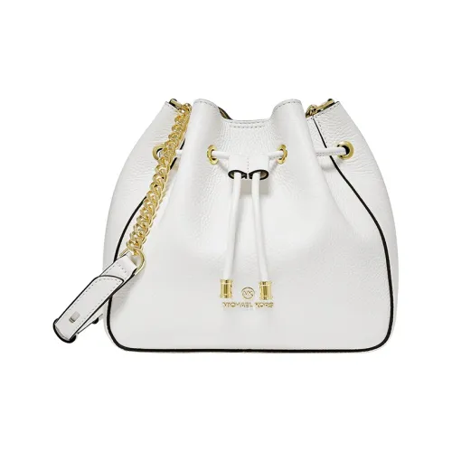 MICHAEL KORS Phoebe Коровья кожа Ведрообразная сумка Сумка через плечо Средняя Женская Белая