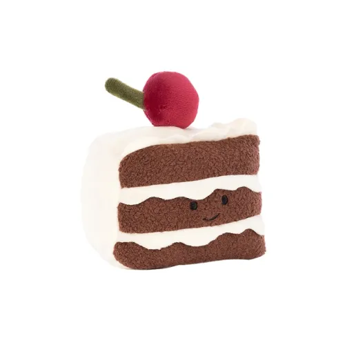 JELLYCAT Fun Food Collection Французский Крем Торт Куклы Плюшевая кукла 8 см Высота в сидячем положении