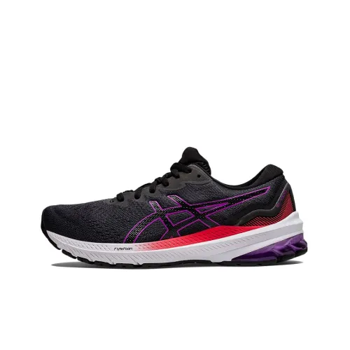 Asics GT 1000 11 Low Топ Беговые кроссовки Женские Черный Фиолетовый