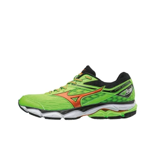 Mizuno Ultima 9 Low Топ Беговые кроссовки Мужские Зеленый Оранжевый