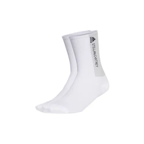 Adidas 1 шт Белые Женские Носки MID до икры