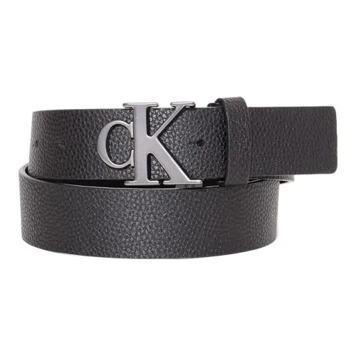 CALVIN KLEIN Кожаные ремни Мужской Черный Ширина 3,8 см
