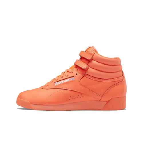 Reebok Устойчивые к истиранию высокие кроссовки для скейтбординга женские апельсинового цвета