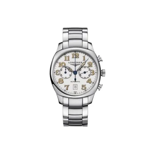 LONGINES Автоматический Механический Механизм Мужские Классические Винтажные Часы 40 мм Белые