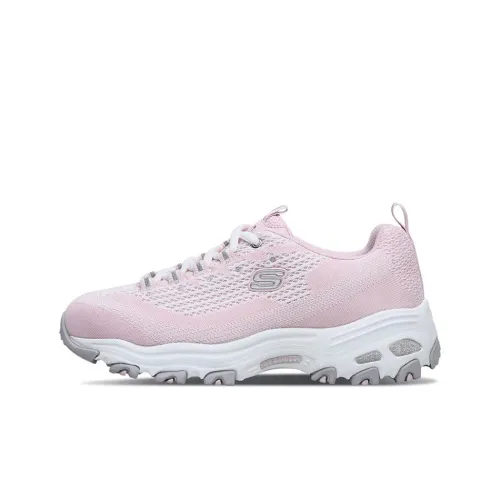 Skechers D'LITES Series Skech KNIT Low Топ Повседневная обувь Женская Розовая