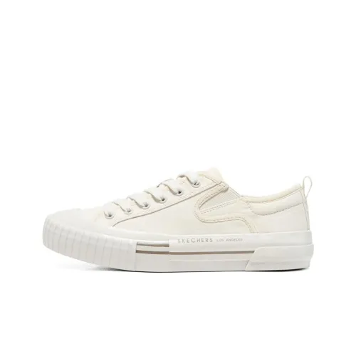 Skechers New Moon Low Топ Скейтборд Кроссовки Женские Белые