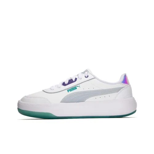 PUMA Tori Конфетный цвет Устойчивые к истиранию Низкие Кроссовки для скейтбординга Женские Зеленые