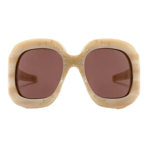 GUCCI Солнцезащитные очки Коричневый Унисекс