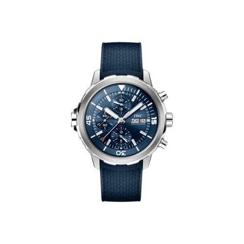 IWC Автоматический Механический Мужской Часы Ocean Time Series 44 мм Синий