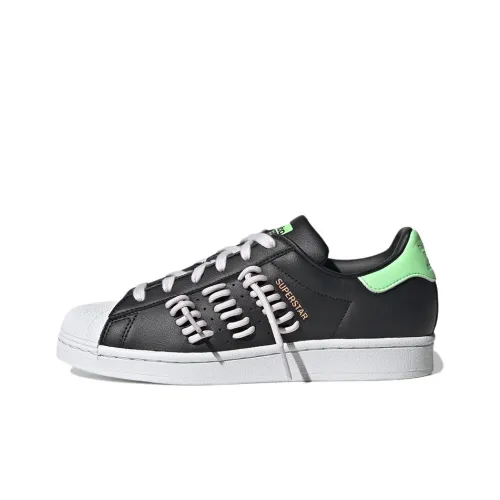 Adidas Originals Superstar Series Low Топ Скейтборд Кроссовки Женские Черные