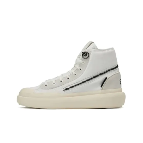 Y 3 Ajatu Court High Топ Стильные Скейтбординги Унисекс Белый