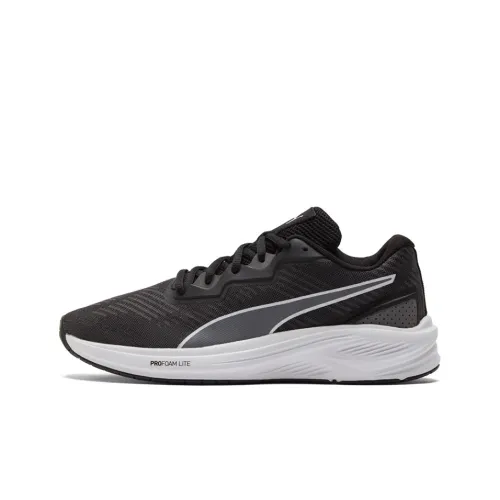 PUMA Aviator Profoam Sky Шокаблокирующие Противоскользящие Устойчивые к истиранию Низкий топ Беговые кроссовки Унисекс Черный белый