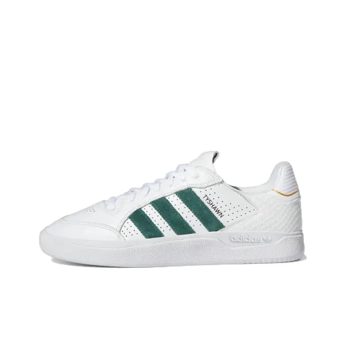 Adidas Originals Tyshawn Low Slip Resistant Abrasion Resistant Low Top Скейтборд Кроссовки Мужские Белый Зеленый