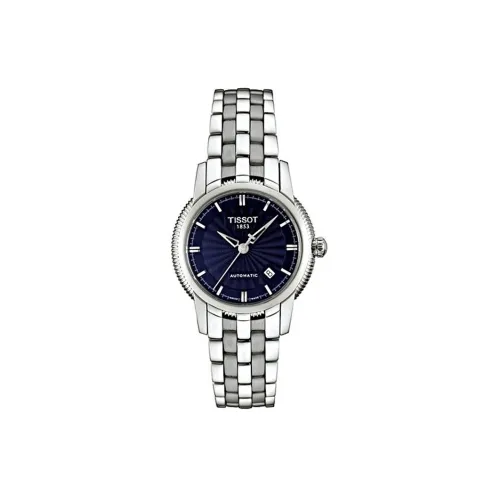 Tissot Автоматический Механический Movement Женские Часы 27 мм Синие