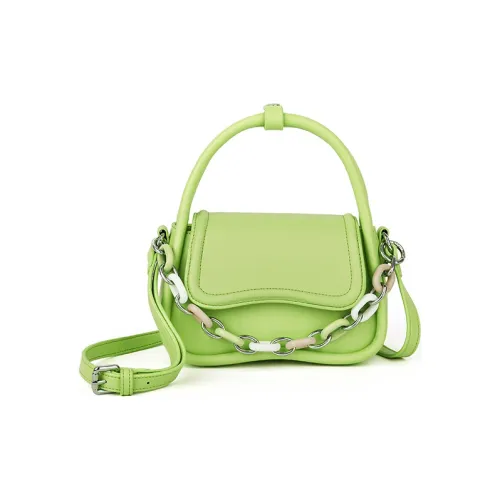 CHISIY Сумка из искусственной кожи с седлом сумка-тоут сумка через плечо сумка на плечо мини женская зеленая