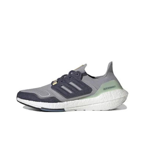 Adidas ULT Slip-resistant Abrasion-resistant Breathable Low-Top Casual Running Shoes Men's Gray Blue Adidas ULT Противоскользящий Устойчивый к истиранию Дышащий Низкий Топ Повседневные Беговые Кроссовки Мужские Серый Синий