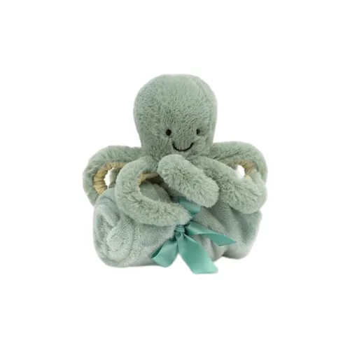 JELLYCAT Ocean Series Животные Odyssey Осьминог Успокаивающий Ткань Куклы Плюшевая Кукла 34 см Высота Полотенце 34 см Длина (Размер в длину)