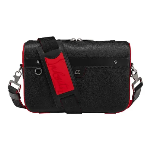 CL LUBOTING Кожа Курьерская Сумка Сумка через плечо Мужская Черная