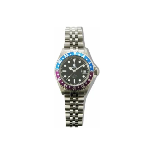 A BATHING APE Автоматический механический механизм Мужские часы серии Ape Head 40mm*48mm Черный