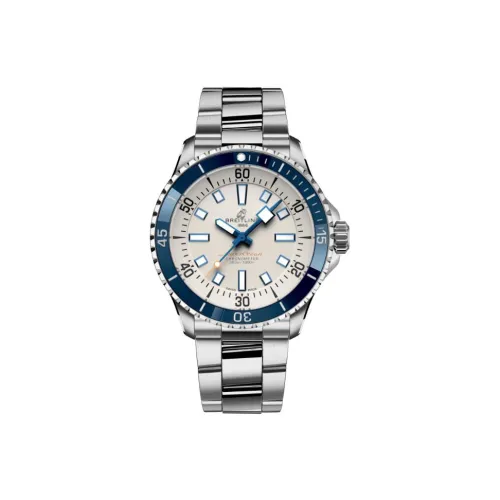 Breitling Автоматический Механический Часы Мужские Super Ocean Collection 42 мм Бежевые