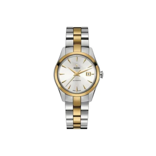 RADO Автоматический Механический Movement Женские Glam Slam Collection Часы 30MM Серебряные