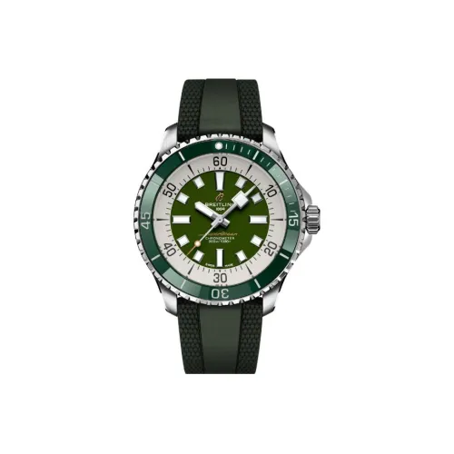 Breitling Автоматический Механический Часы Мужские Super Ocean Collection 44 мм Зеленые