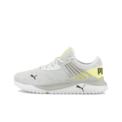 PUMA Pacer Future Doubleknit Low Беговые кроссовки Унисекс Серый Желтый